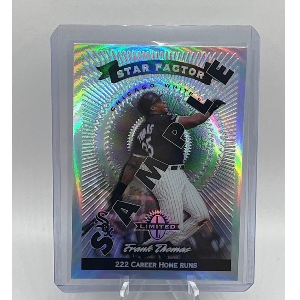 Frank Thomas Star Factor Sample 1997 Studio Limited 4 MLB Chicago White Sox